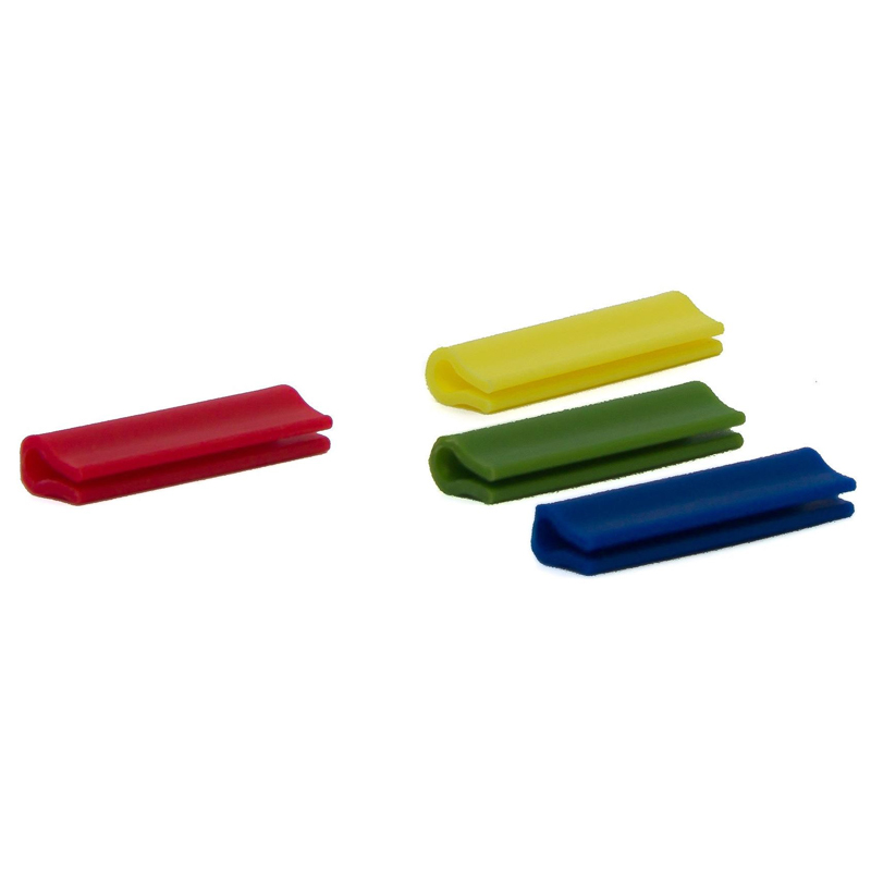 Клипсы для цветовой индикации подвесок EVA в наборе, 4 цвета